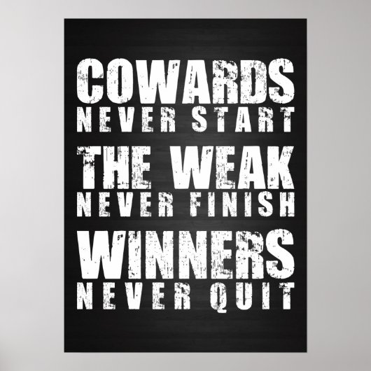 Poster Motivation de l'entraînement (Devant)