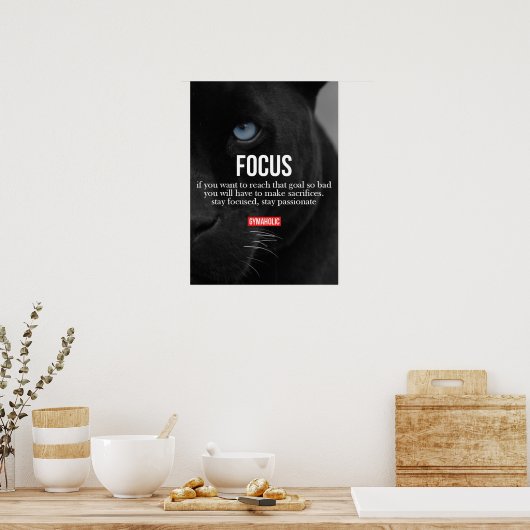 Poster Motivation de l'entraînement (Cuisine)