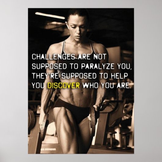 Poster Motivation de l'entraînement (Devant)