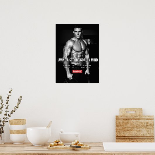 Poster Motivation de l'entraînement (Cuisine)