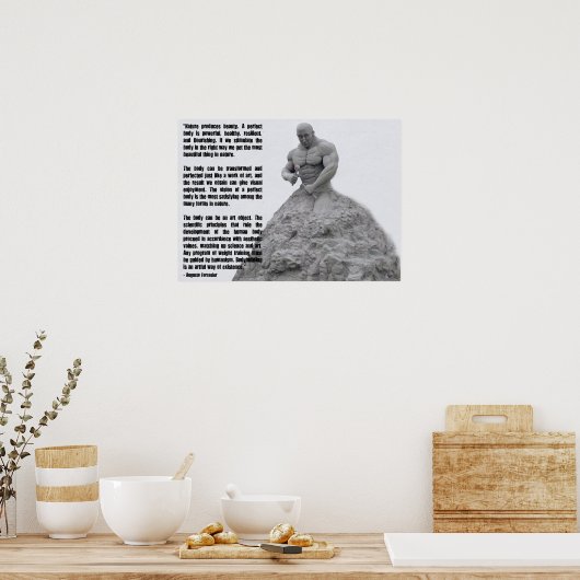 Poster Motivation de l'entraînement (Cuisine)