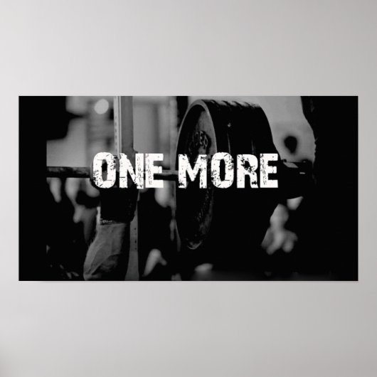 Poster Motivation de l'entraînement (Devant)