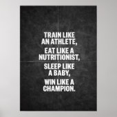 Poster Motivation de l'entraînement (Devant)