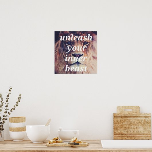 Poster Motivation de l'entraînement (Cuisine)