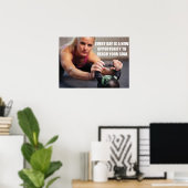 Poster Motivation de l'entraînement (Bureau à domicile)