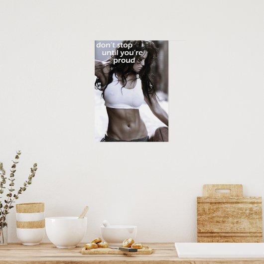 Poster Motivation de l'entraînement (Cuisine)