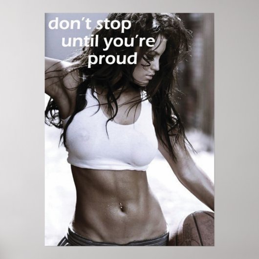 Poster Motivation de l'entraînement (Devant)