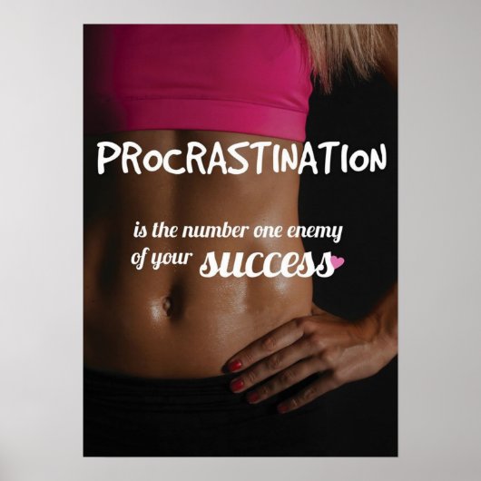 Poster Motivation de l'entraînement (Devant)