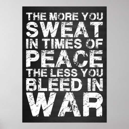 Poster Motivation de l'entraînement (Devant)