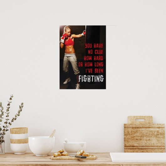 Poster Motivation de l'entraînement (Cuisine)