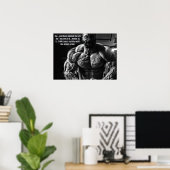 Poster Motivation de l'entraînement (Bureau à domicile)