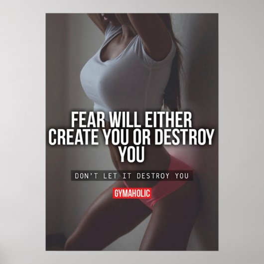 Poster Motivation de l'entraînement (Devant)