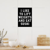 Poster Motivation de l'entraînement (Cuisine)