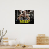 Poster Motivation de l'entraînement (Cuisine)