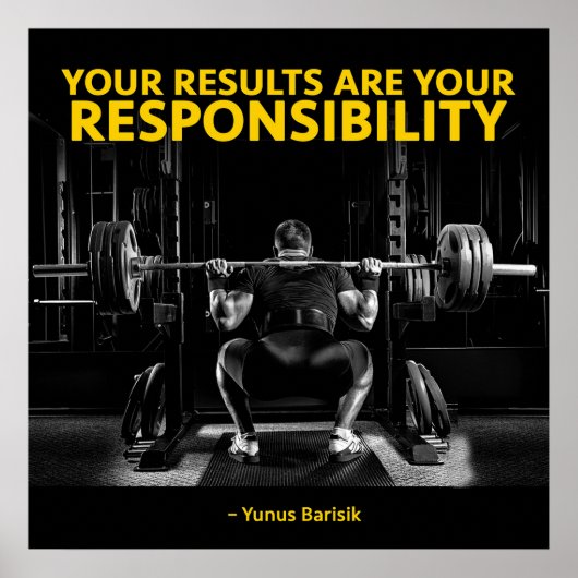 Poster Motivation de l'entraînement (Devant)