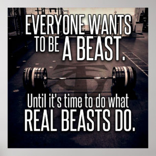 Poster Motivation de l'entraînement