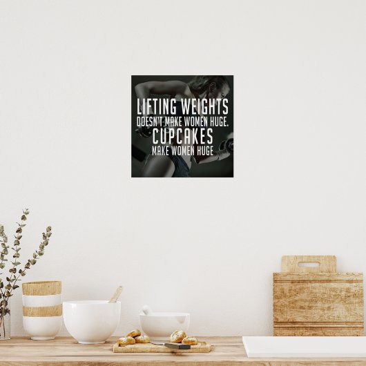 Poster Motivation de l'entraînement (Cuisine)