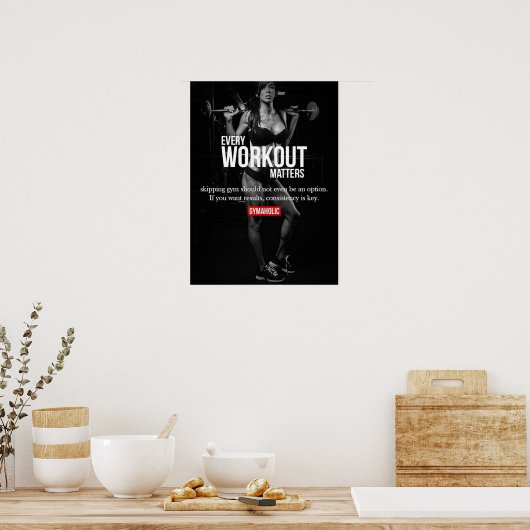 Poster Motivation de l'entraînement (Cuisine)