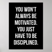 Poster Motivation de l'entraînement (Devant)