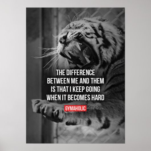 Poster Motivation de l'entraînement (Devant)