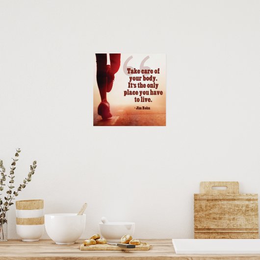 Poster Motivation de l'entraînement (Cuisine)