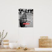 Poster Motivation de l'entraînement (Cuisine)