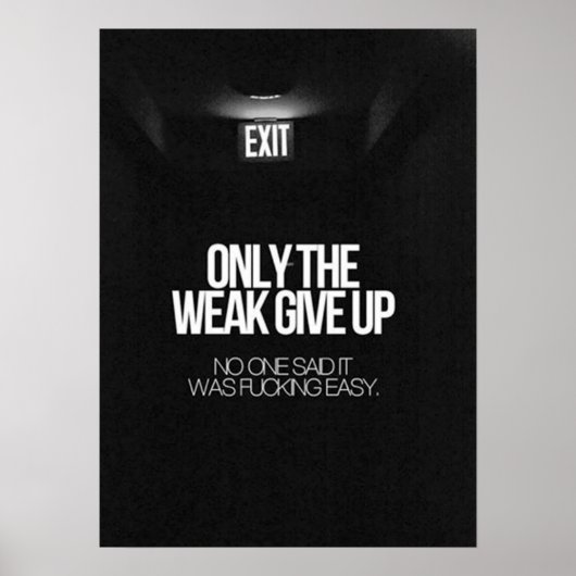 Poster Motivation de l'entraînement (Devant)