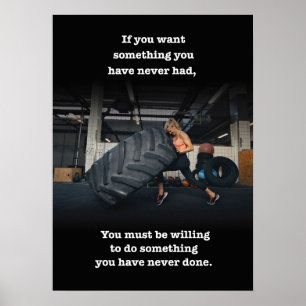 Poster Motivation de l'entraînement