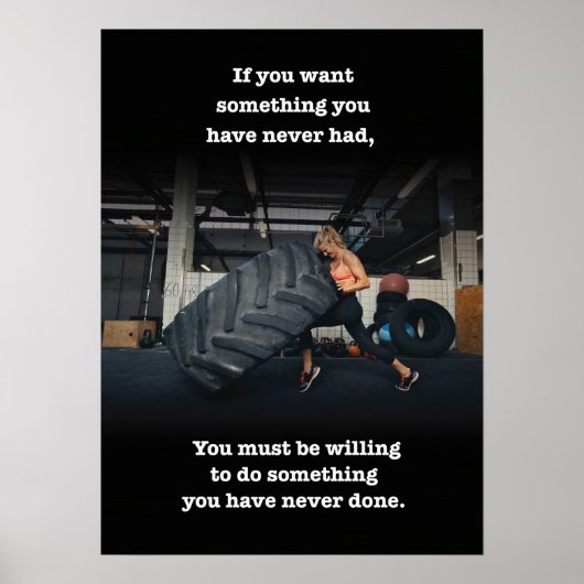 Poster Motivation de l'entraînement (Devant)