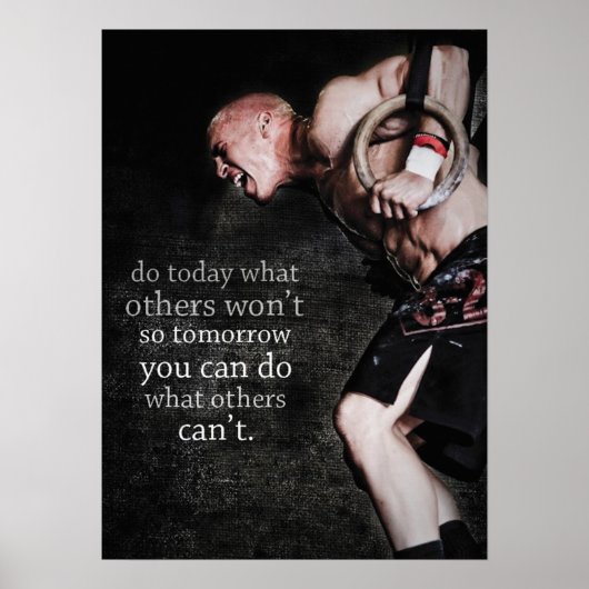 Poster Motivation de l'entraînement (Devant)