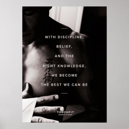 Poster Motivation de l'entraînement (Devant)