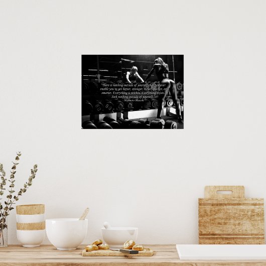 Poster Motivation de l'entraînement (Cuisine)