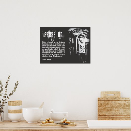 Poster Motivation de l'entraînement (Cuisine)