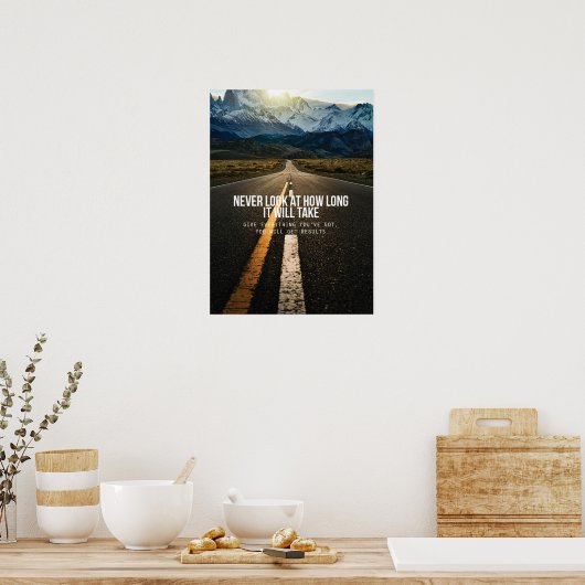 Poster Motivation de l'entraînement (Cuisine)