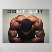 Poster Motivation de l'entraînement (Devant)