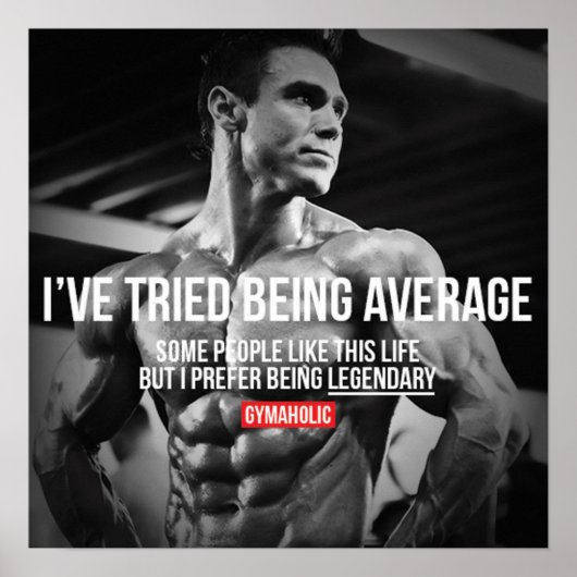 Poster Motivation de l'entraînement (Devant)