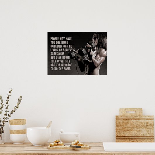 Poster Motivation de l'entraînement (Cuisine)