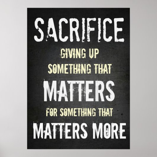 Poster Motivation de l'entraînement (Devant)