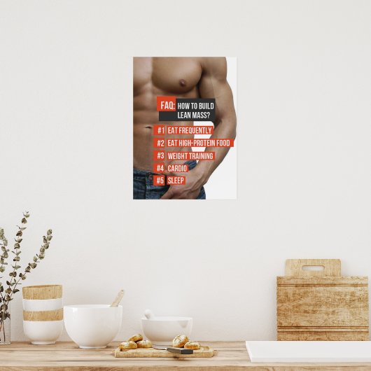 Poster Motivation de l'entraînement (Cuisine)