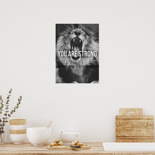 Poster Motivation de l'entraînement (Cuisine)