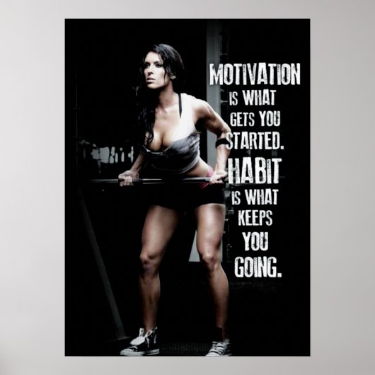 Poster Motivation de l'entraînement (Devant)