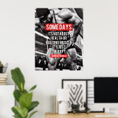 Poster Motivation de l'entraînement (Bureau à domicile)