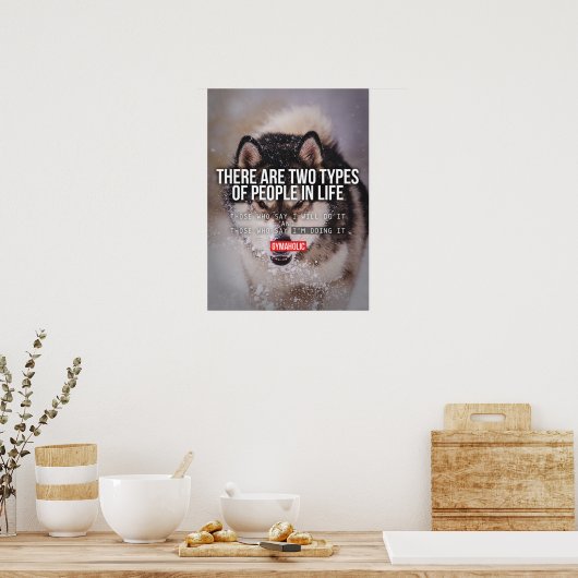 Poster Motivation de l'entraînement (Cuisine)
