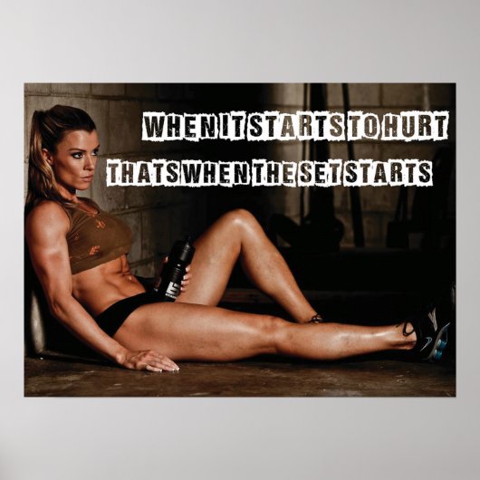 Poster Motivation de l'entraînement (Devant)