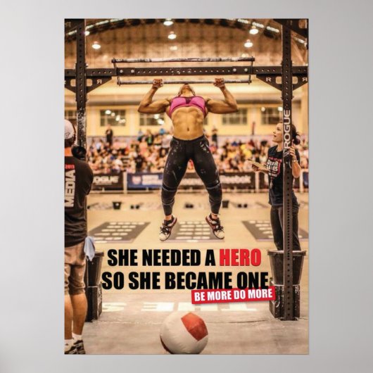 Poster Motivation de l'entraînement (Devant)