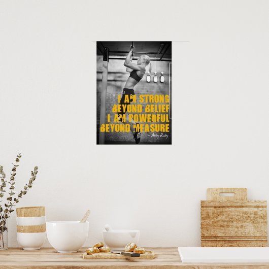 Poster Motivation de l'entraînement (Cuisine)