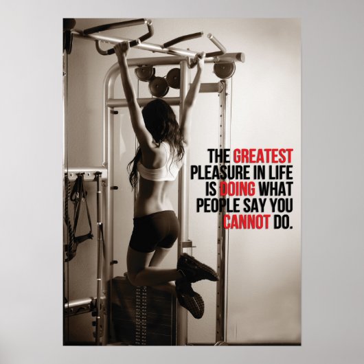 Poster Motivation de l'entraînement (Devant)
