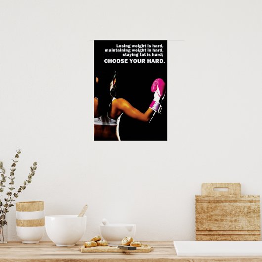 Poster Motivation de l'entraînement (Cuisine)