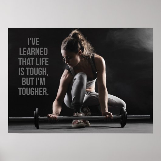 Poster Motivation de l'entraînement (Devant)