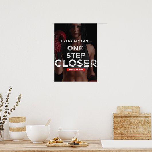 Poster Motivation de l'entraînement (Cuisine)